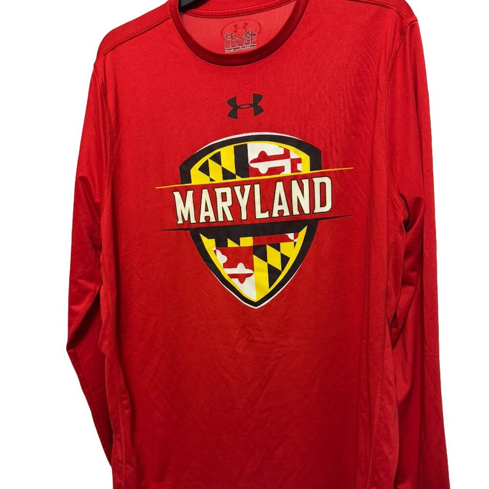 University of Maryland College Park Terrapins Under Armour Long-Sleeve Tee Shirt